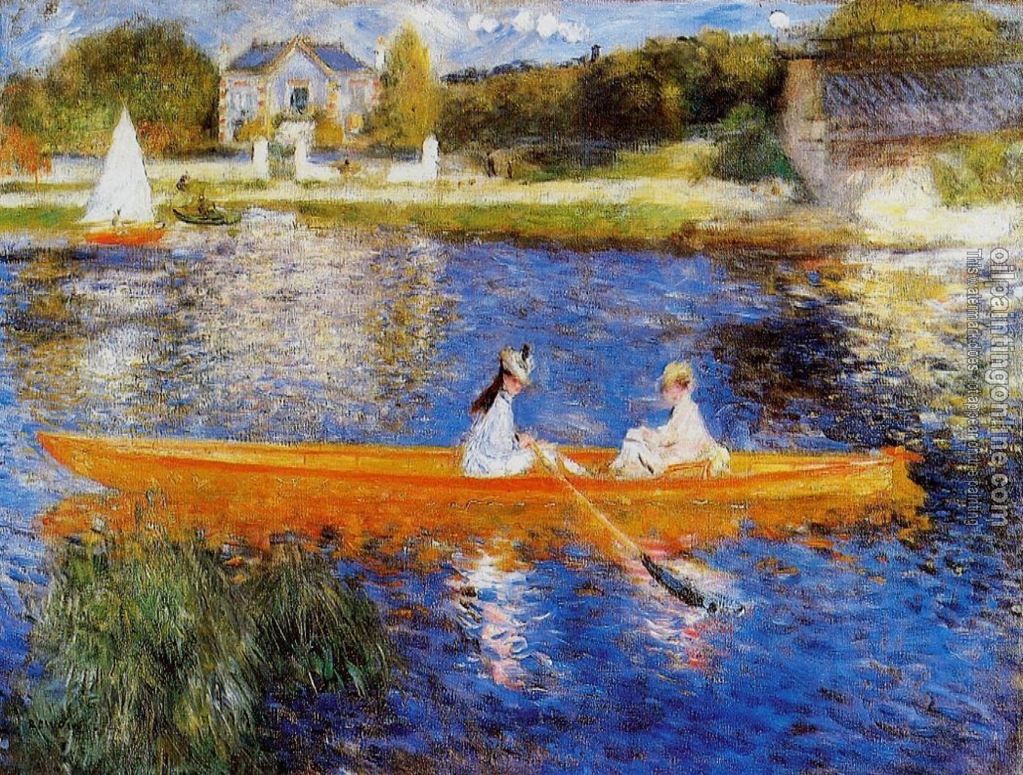 Renoir, Pierre Auguste - The Skiff